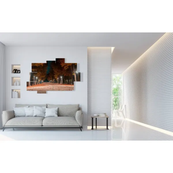 tableaux d''automne en soirée