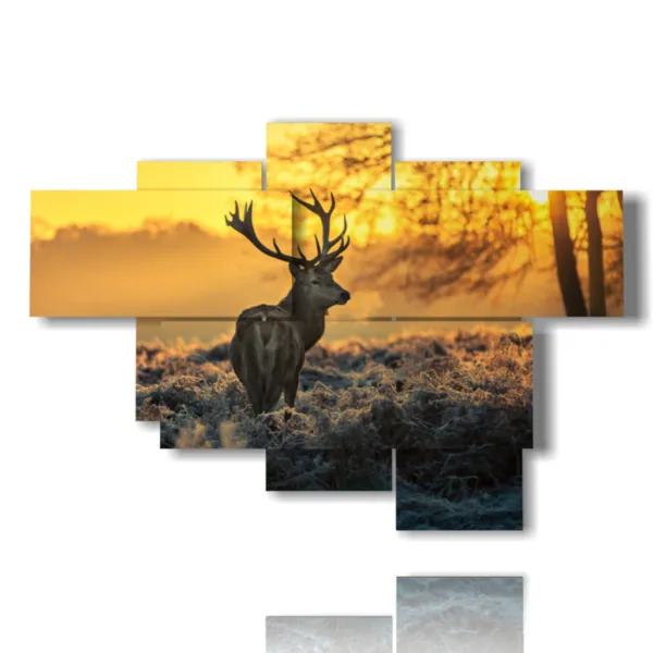 Cuadros de animales de montaña