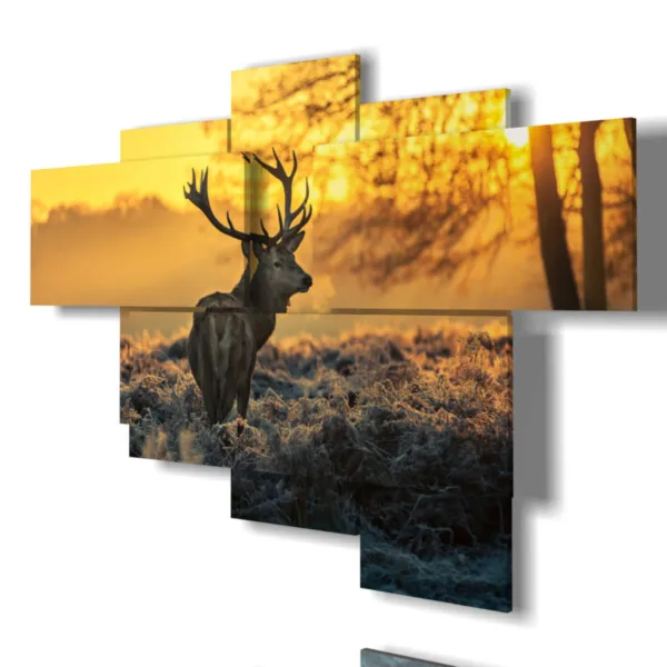 animal mountain prints