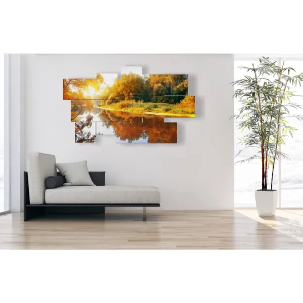 Autumn tree photo wall decoration