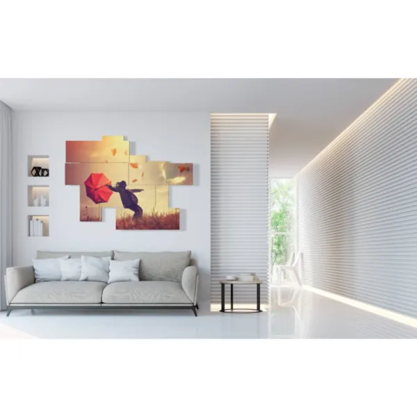 decoración de otoño humorística