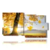 modern paintings with trees yellow leaves - version: 10 pannelli 183x100cm