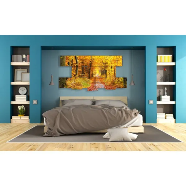 Peintures forêt automne