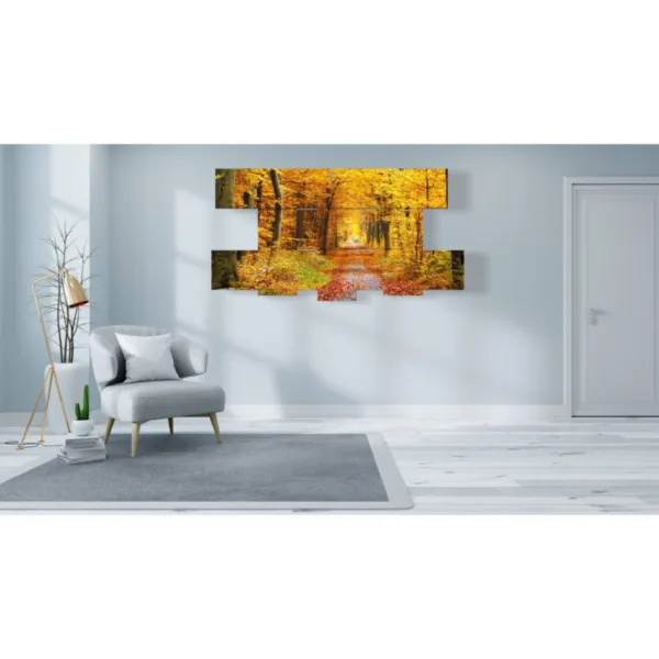 Mobilier forêt automne