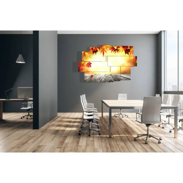 decorazioni foglie autunno