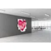 cuadro corazón rosa