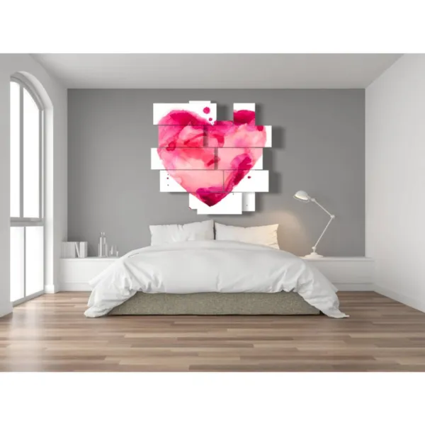 impresión romántica corazón