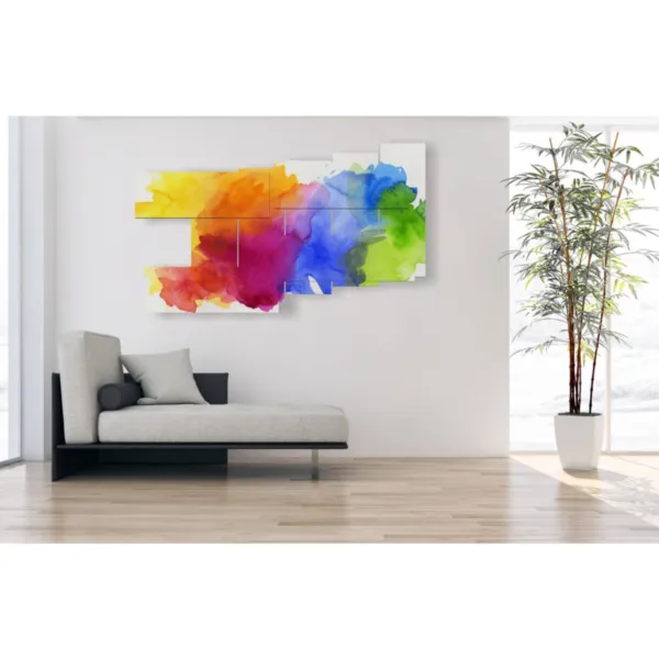 quadri colorati moderni azzurri