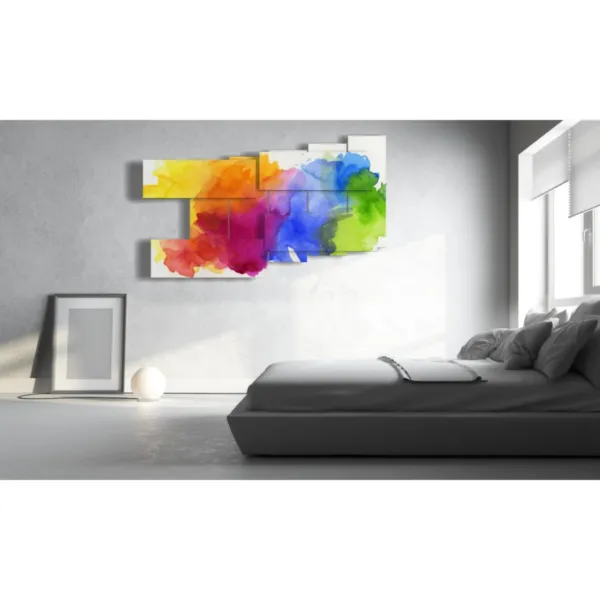 pintures abstraites bleues