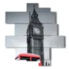 paintings london bus and big ben - version: 11 pannelli 146x158cm