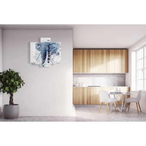 Stylized elephant prints