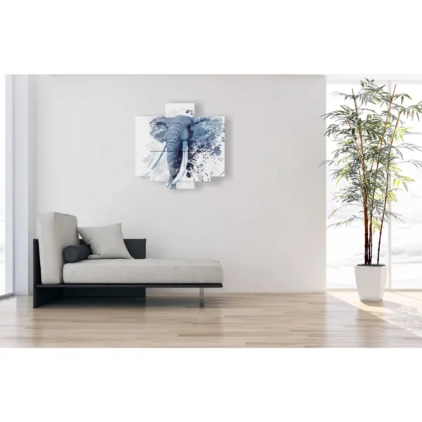 Stylized elephant decoration