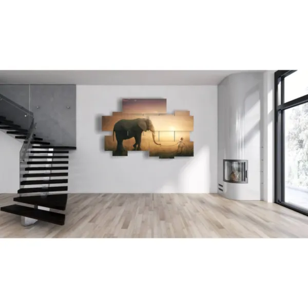 elephant and child poster