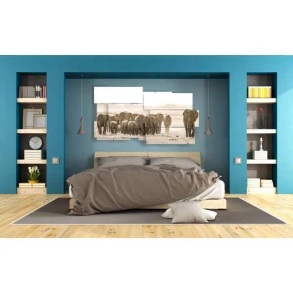 African elephants poster