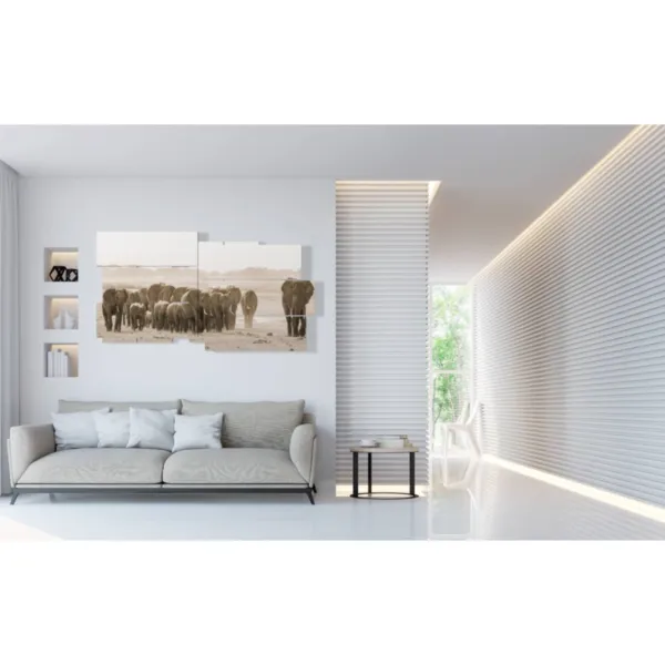 Prints with African elephants