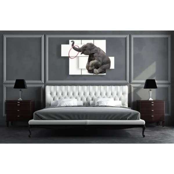 Humorous elephant paintings