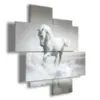 White horse painting