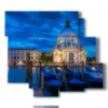 plaza de venecia basilica de santa maria della salute - version: 6 pannelli 113x99cm