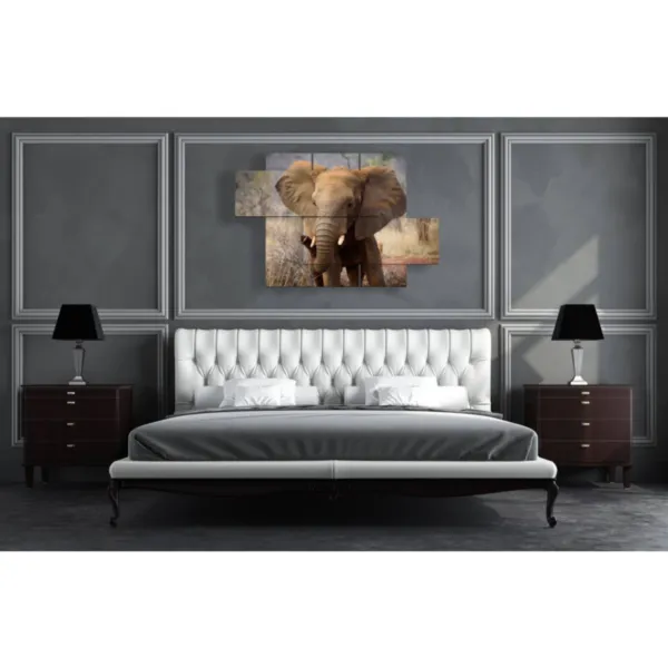 Paintings of sad elephants