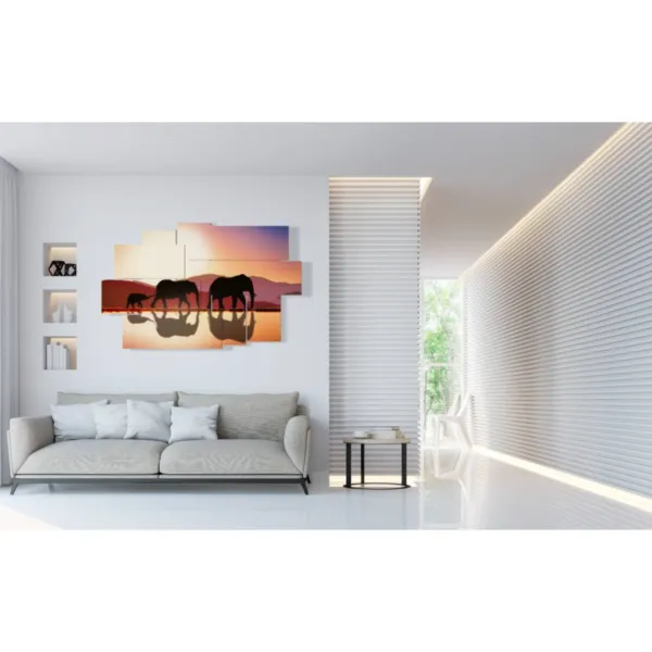 Tableaux avec éléphant dessin