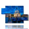 venise tableau basilique de santa maria della salute - version: 5 pannelli 128x85cm