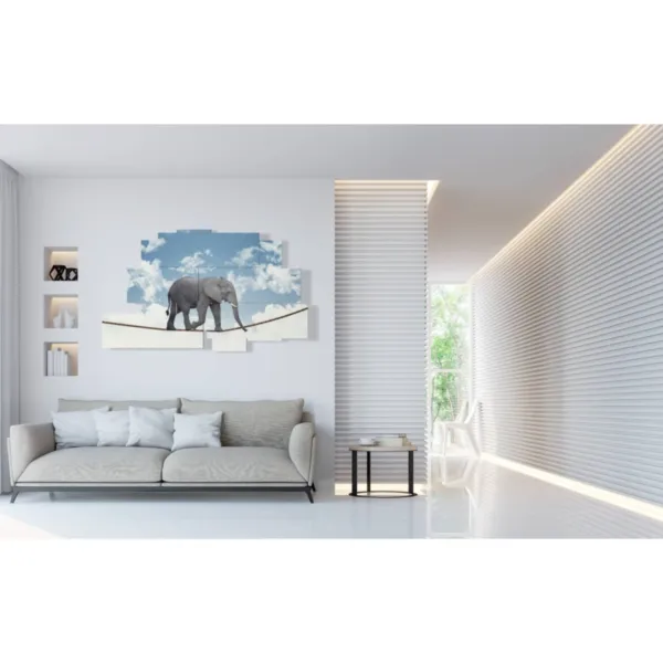 peintures avec des images de petits éléphants
