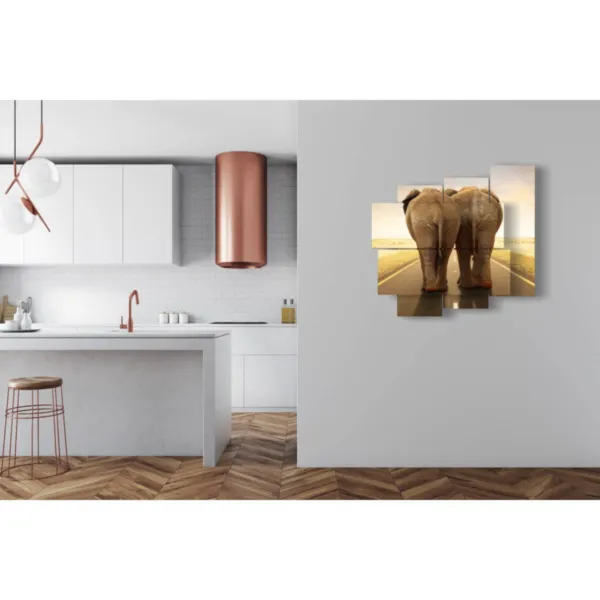 peintures avec des photos d''éléphants amusants