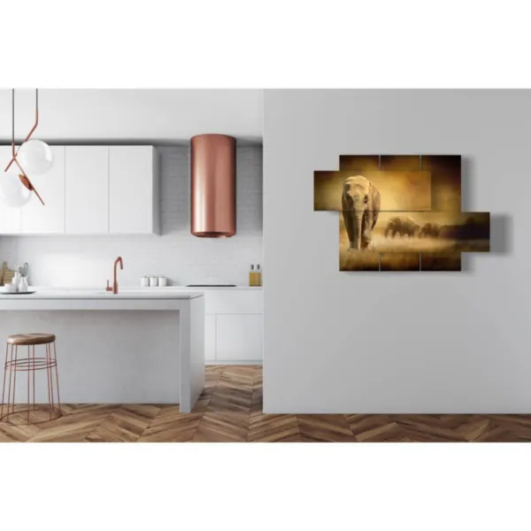 decoración de elefante africano