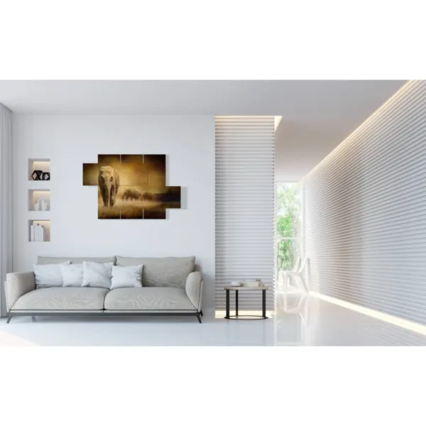 Tableau éléphant africain décoration intérieure