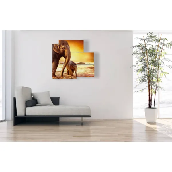 decorazioni con elefanti in famiglia