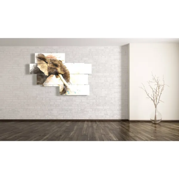 poster con foto elefante indiano