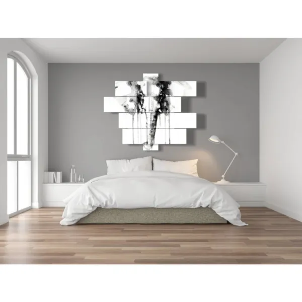 Prints with drawn elephants