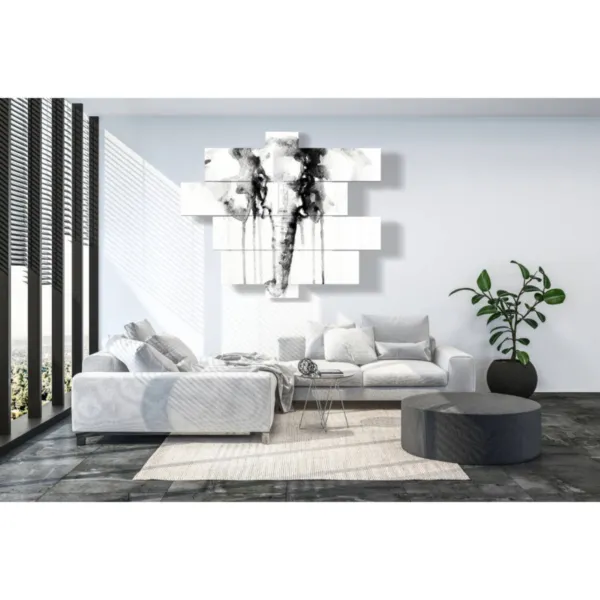 decorazioni con elefanti disegnati