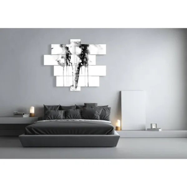 Drawn elephants paintings