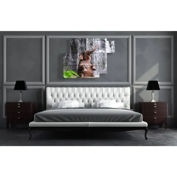 cuadro elefante dibujo animado