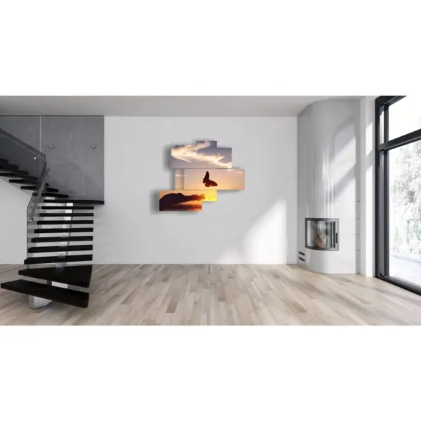 Design intérieur de papillon stylisé