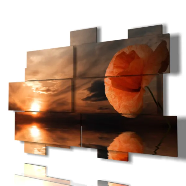 stampa papaveri disegno