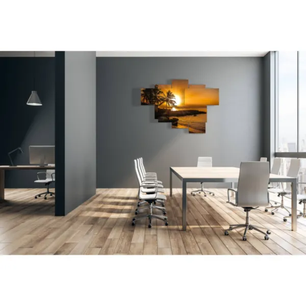 stampe mare tramonto