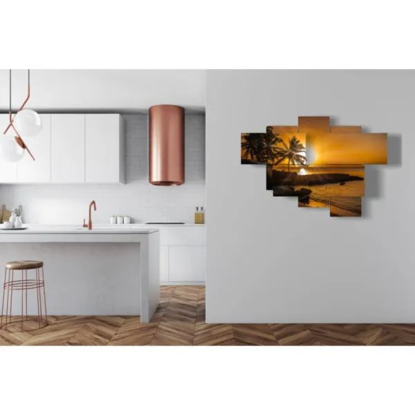 Decoración mar atardecer