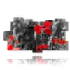 bild foto mohnblumen weiss schwarz rot - version: 11 pannelli 198x112cm