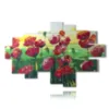 tableau avec des images de coquelicots peints - version: 15 pannelli 232x153cm