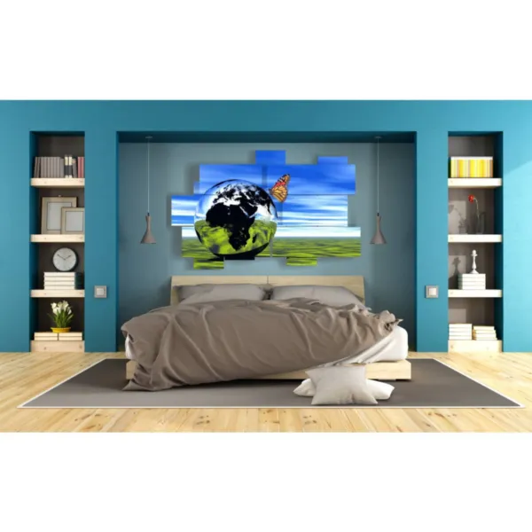 arte mural mariposas 3D