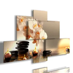 white orchid paintings