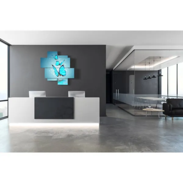 cuadro con mariposas artísticas