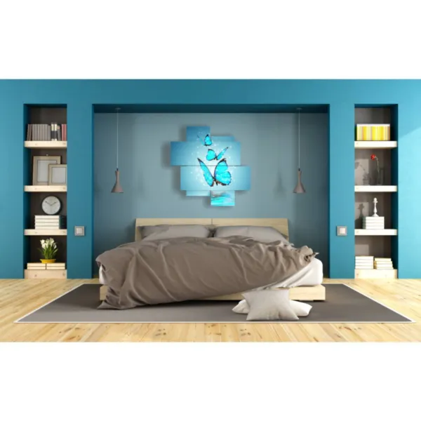 quadro con farfalle astratte