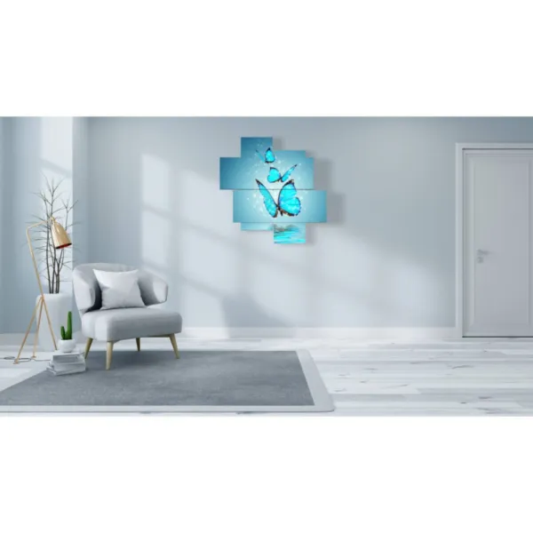 quadro con farfalle stilizzate