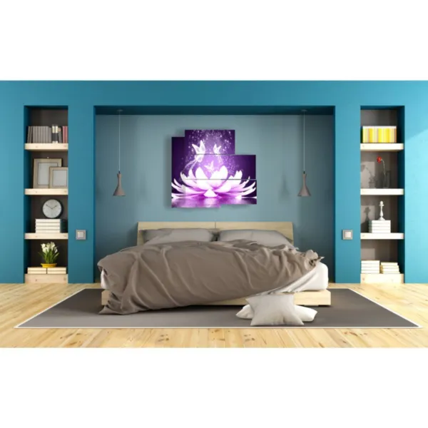 furniture with butterfly paintings