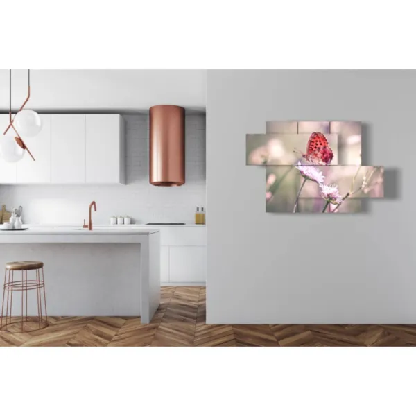 décorations avec de véritables papillons