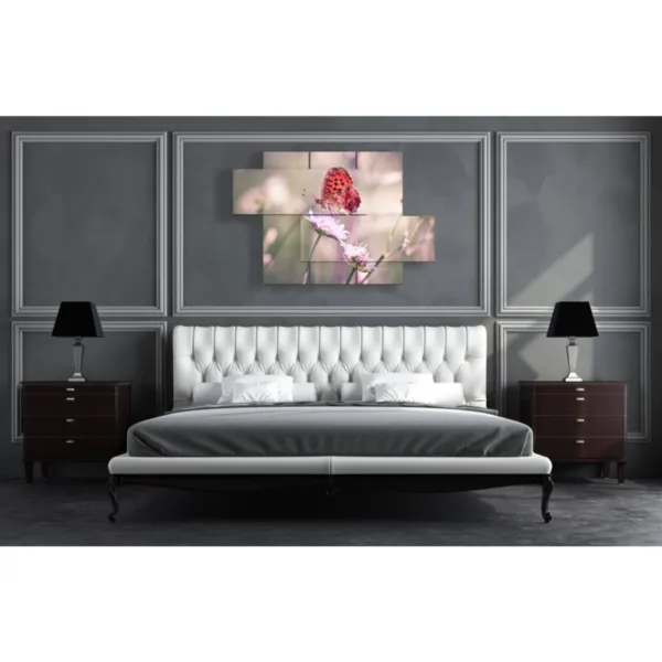 Interior design with real butterflies