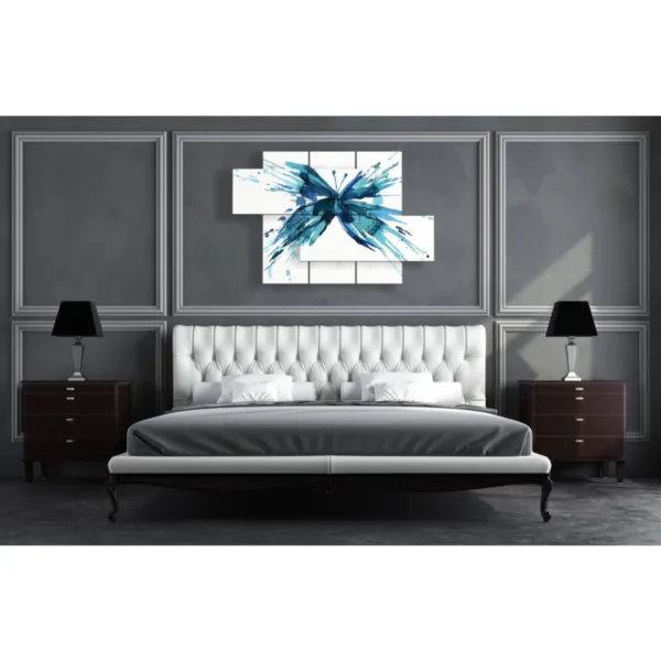 Art with stylized butterflies